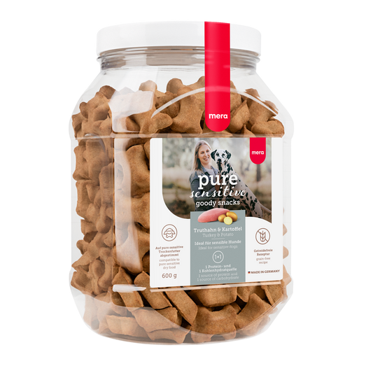 mera pure sensitive goody snacks Truthahn & Kartoffel Packshot
