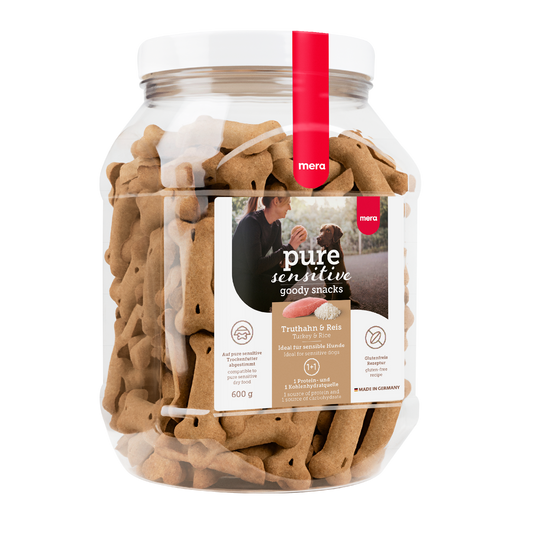 mera pure sensitive goody snacks Truthahn & Reis Packshot