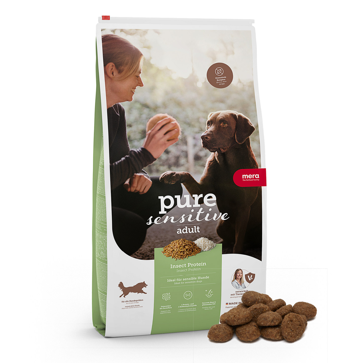 mera pure sensitive Insect Protein Trockenfutter Packshot