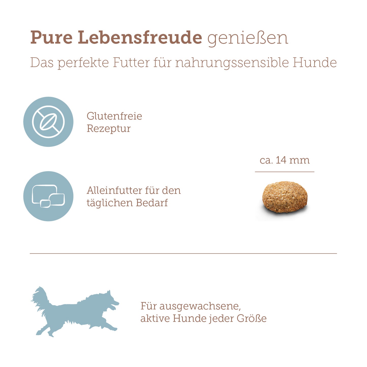 mera pure sensitive Mikrobielles Protein & Kartoffel Trockenfutter Softbenefits