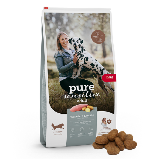 mera pure sensitive Truthahn & Kartoffel Trockenfutter Packshot