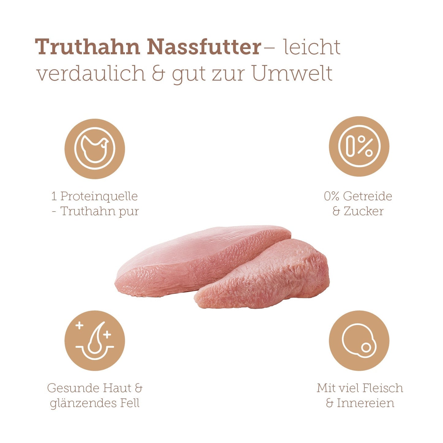 mera pure sensitive Truthahn Nassfutter Benefits
