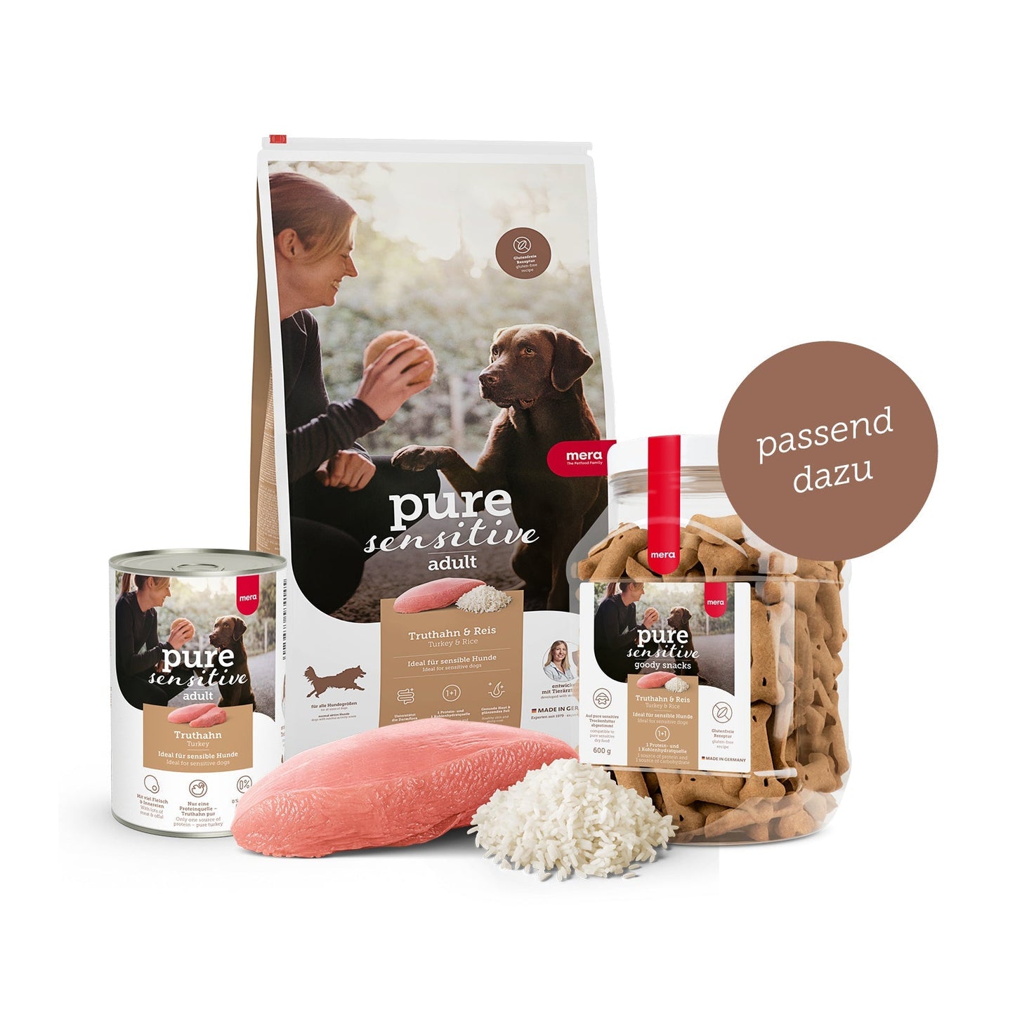 mera pure sensitive Truthahn Nassfutter Coss-Selling Produkte