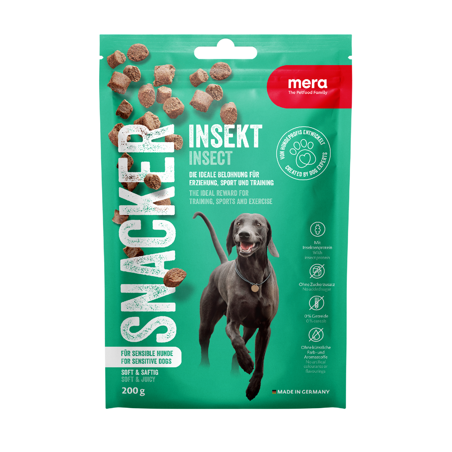 mera SNACKER Insekt Verpackung