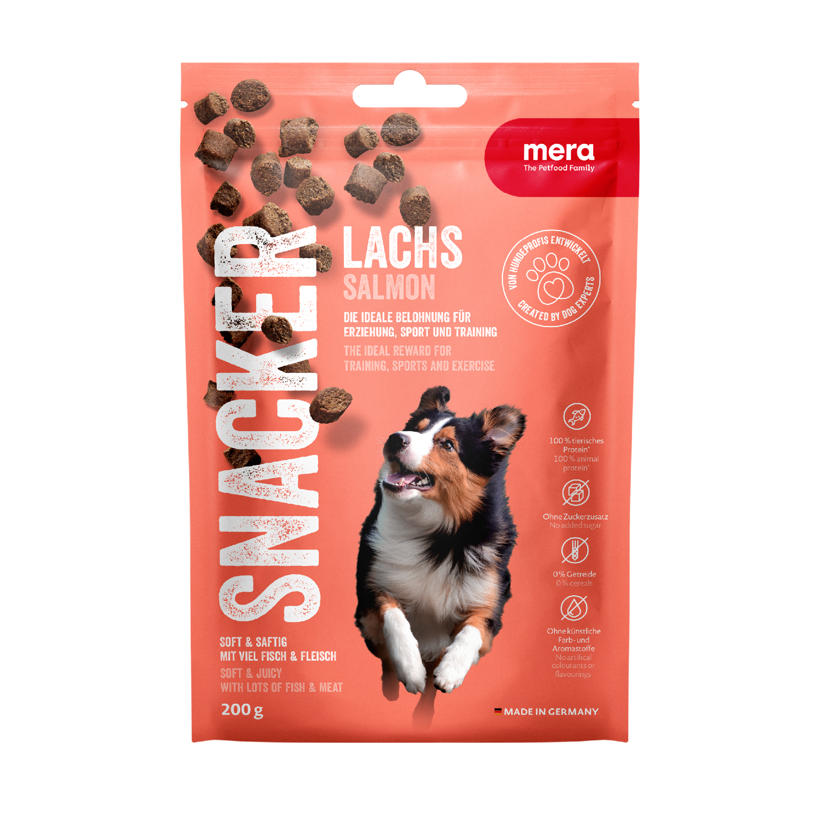 mera SNACKER Lachs Verpackung