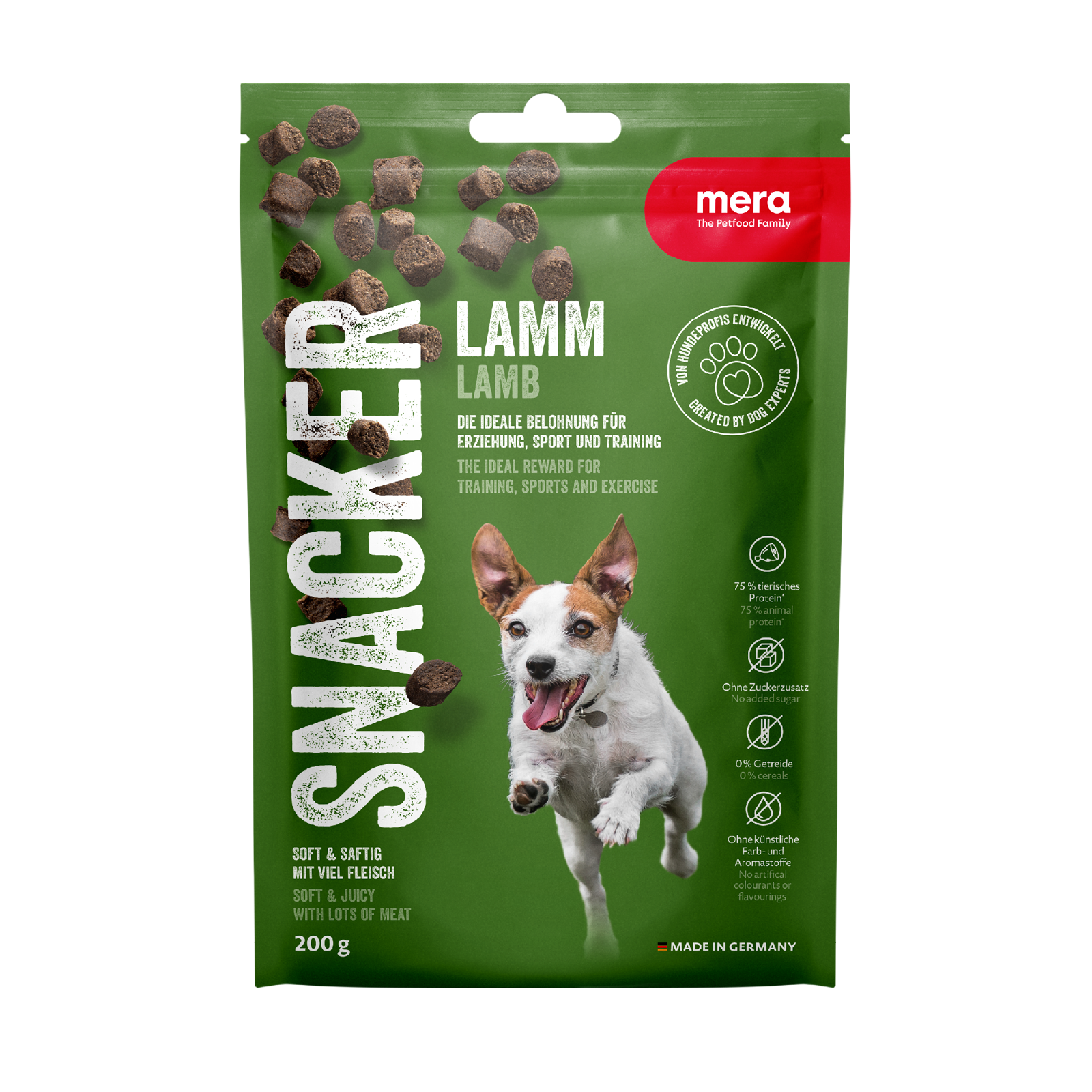 mera SNACKER Lamm Verpackung