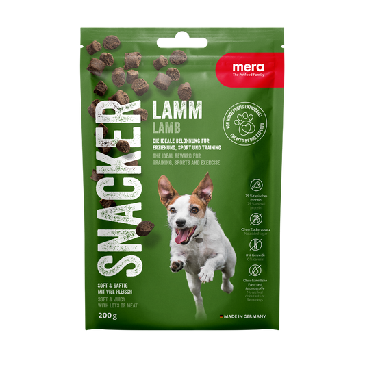 mera SNACKER Lamm Verpackung