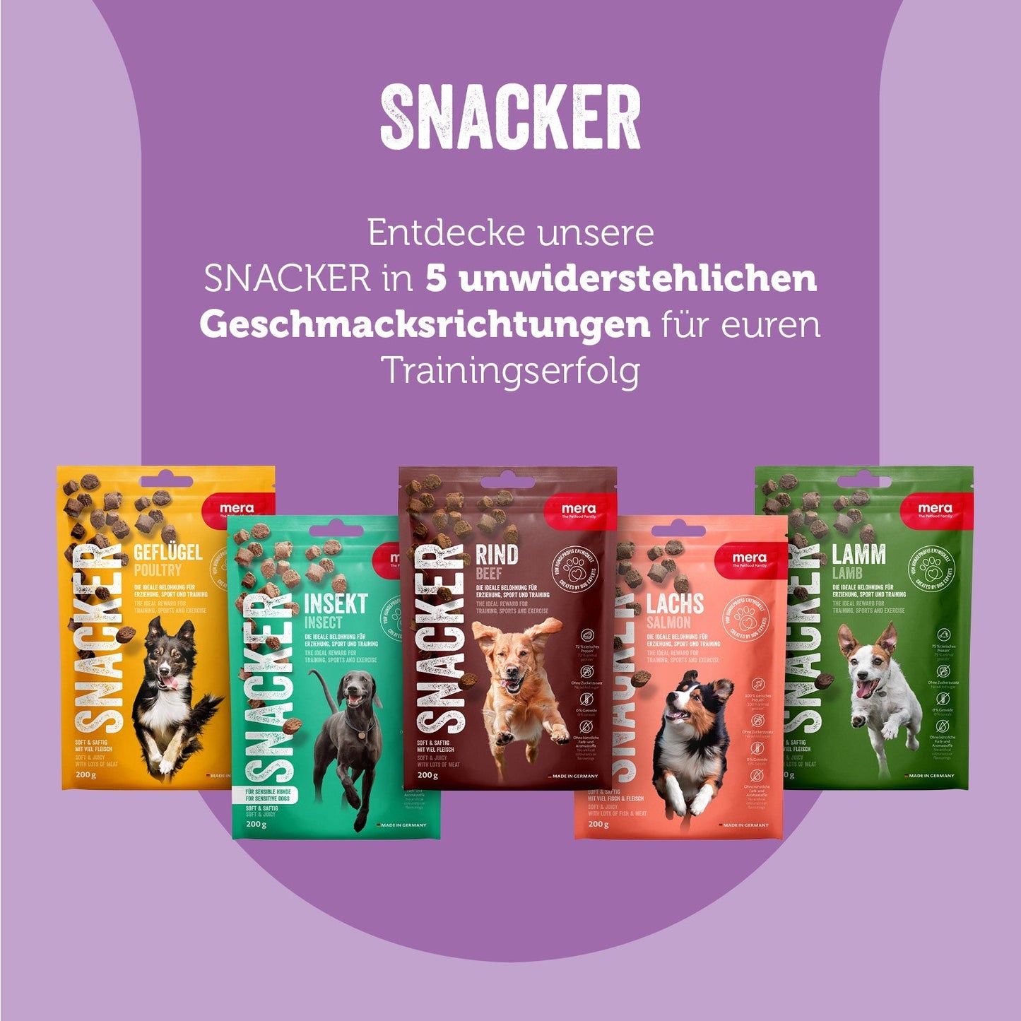mera SNACKER Produktübersicht