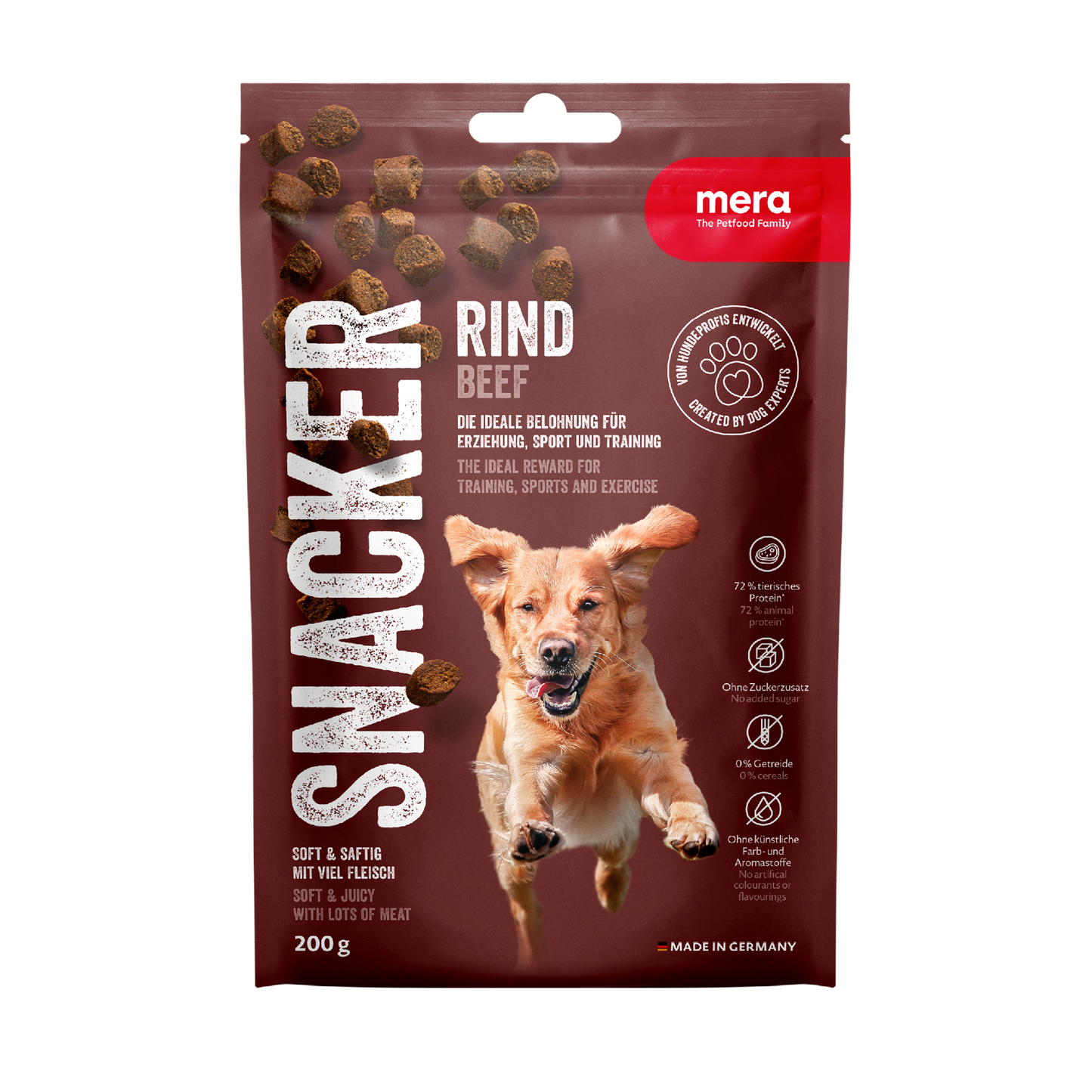 mera SNACKER Rind Verpackung