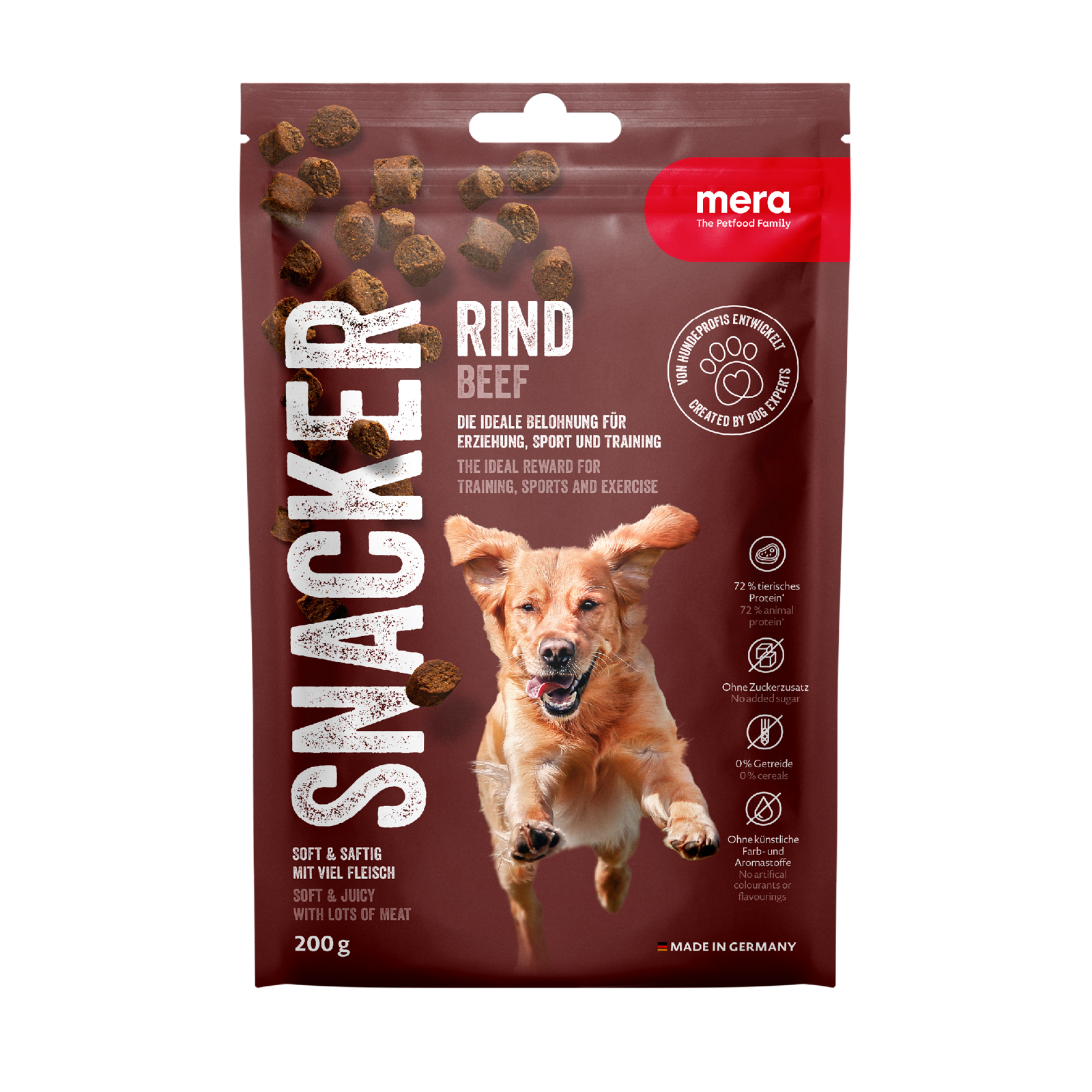 mera SNACKER Rind Verpackung
