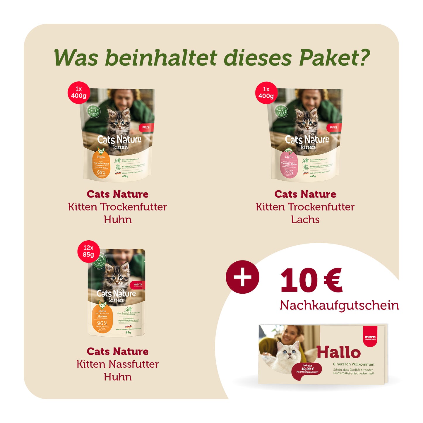 Cats Nature Probierpaket für Kitten
