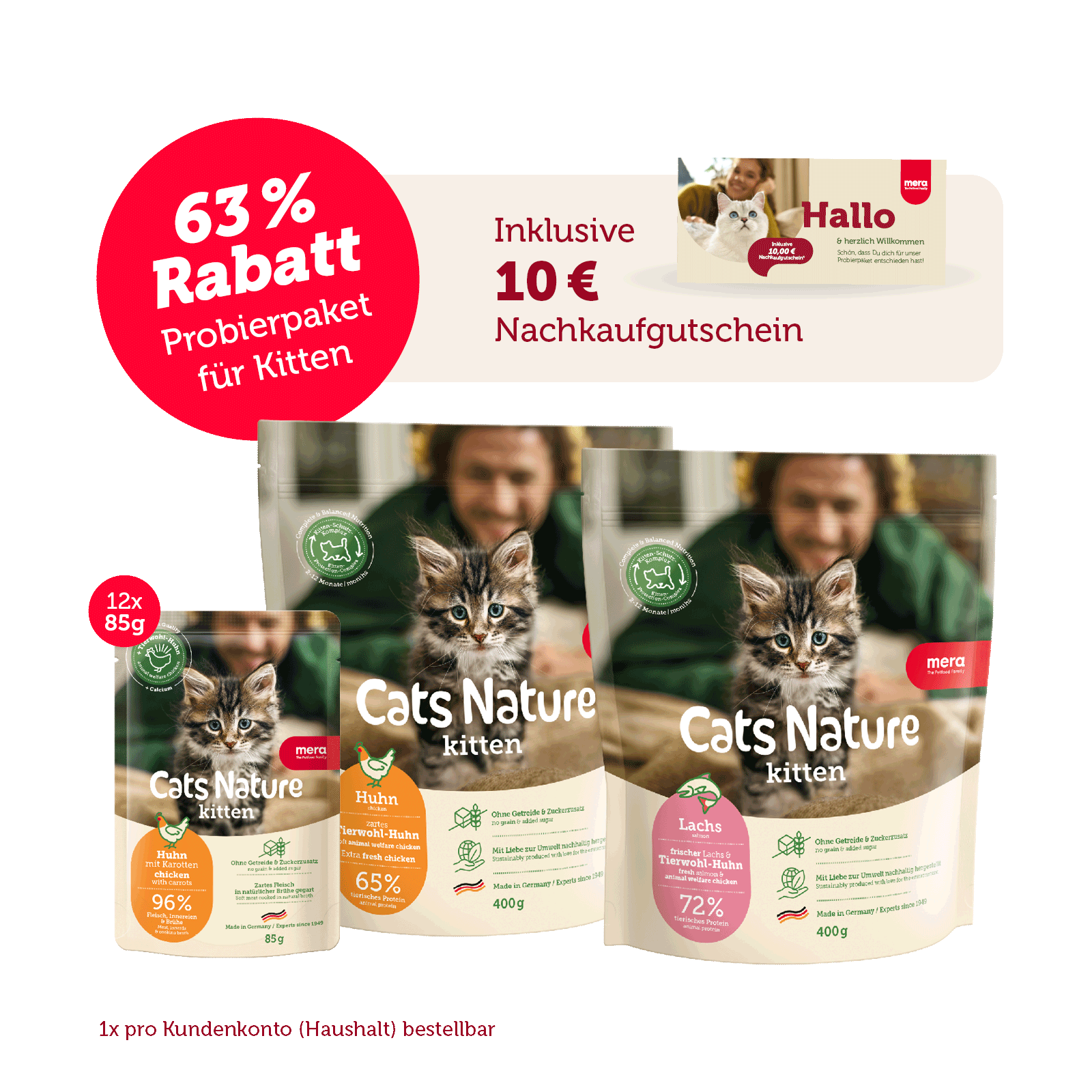 Cats Nature Probierpaket für Kitten