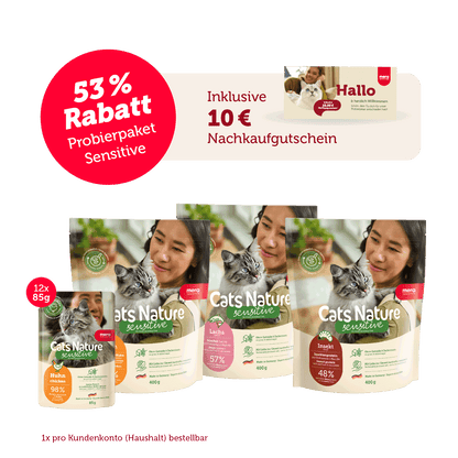 Cats Nature Probierpaket für sensitive Katzen