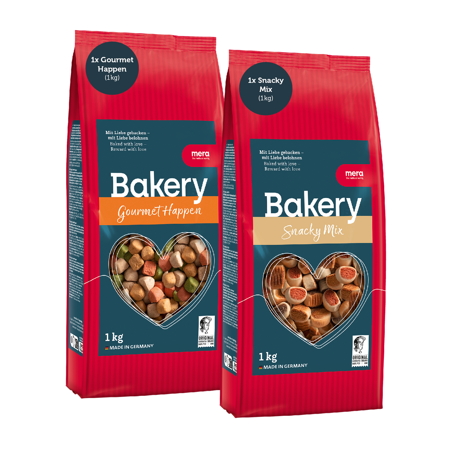 mera Bakery Bundle 1mal gourmet happen und 1mal Snacky Mix Packshot