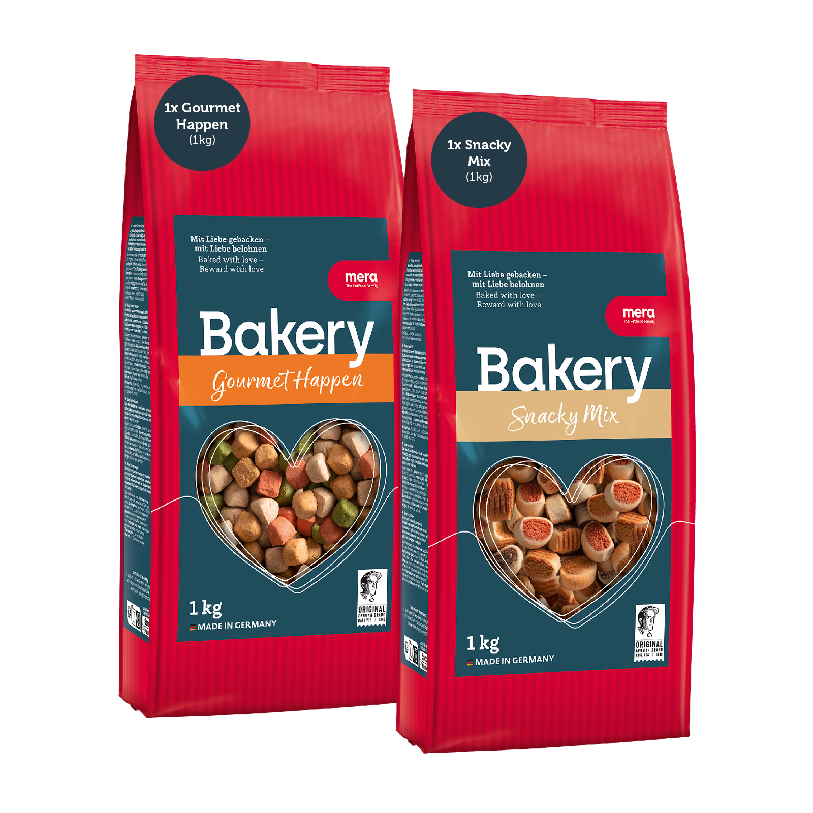 mera Bakery Bundle 1mal gourmet happen und 1mal Snacky Mix Packshot