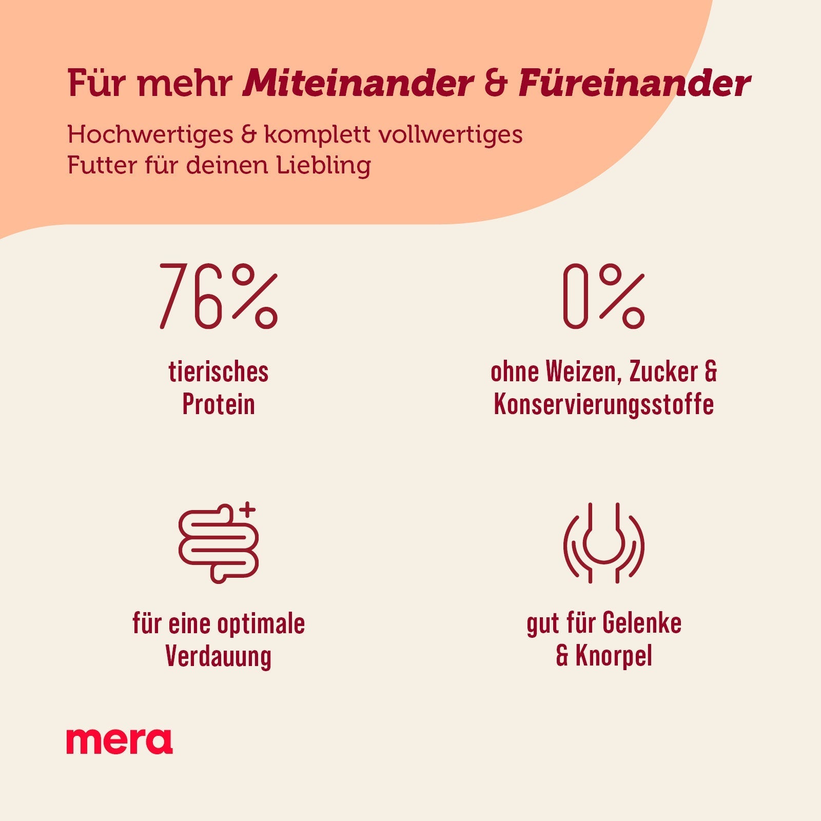 mera CARE Adult Lachs Produktvorteile