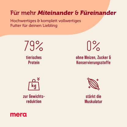 mera CARE Adult Light Huhn Produktvorteile