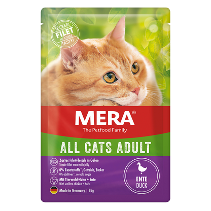 mera CATS All Cats Adult Ente Nassfutter Verpackung 