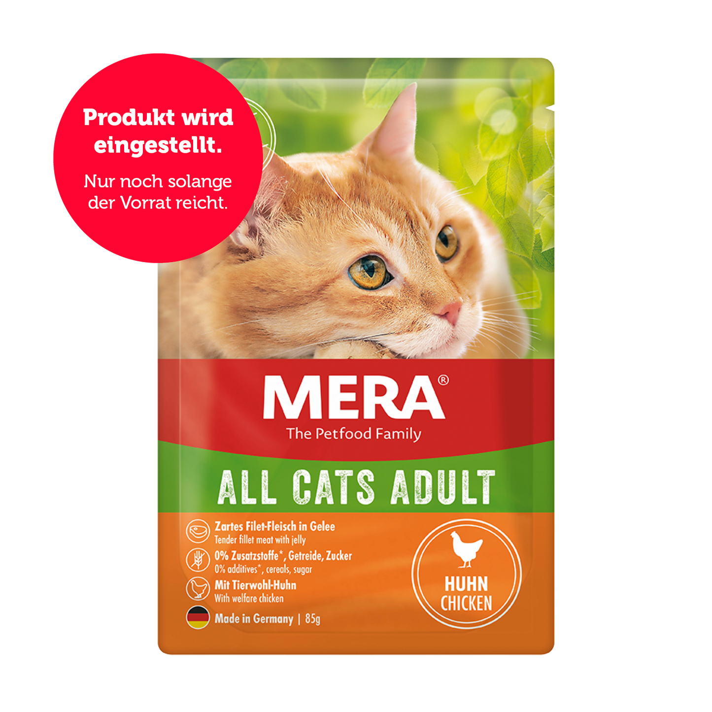 mera All Cats Adult Huhn Nassfutter Auslistung