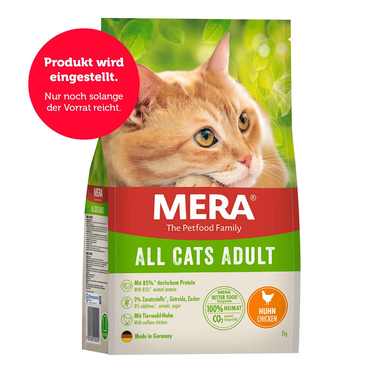 mera All Cats Adult Huhn Trockenfutter Auslistung