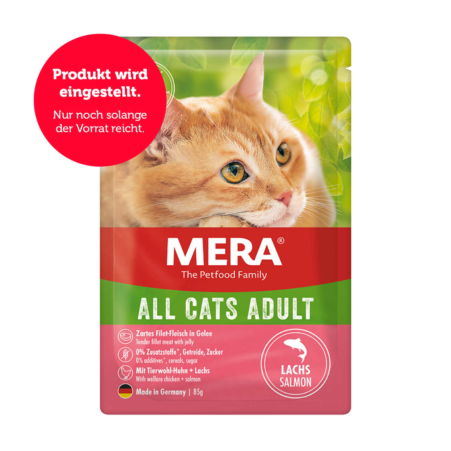 mera All Cats Adult Lachs Nassfutter Auslistung
