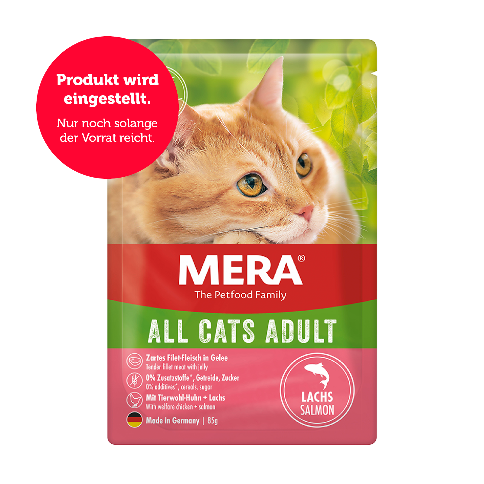 mera All Cats Adult Lachs Nassfutter Auslistung