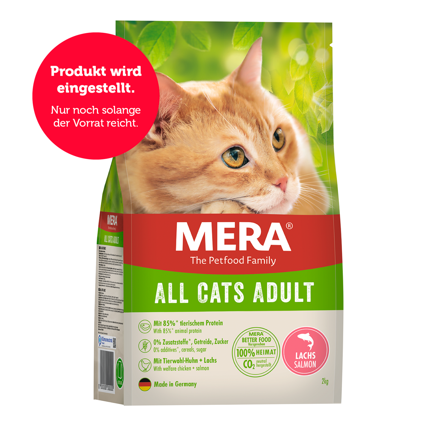 mera All Cats Adult Lachs Trockenfutter Auslistung