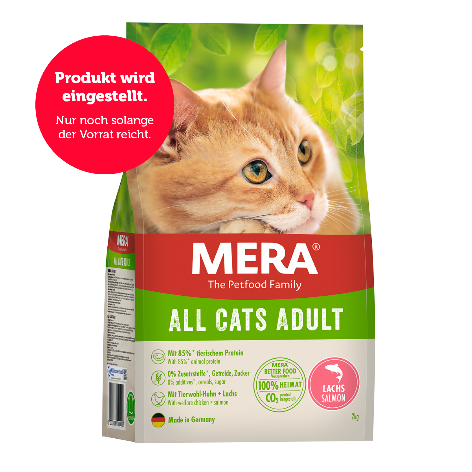 mera All Cats Adult Lachs Trockenfutter Auslistung