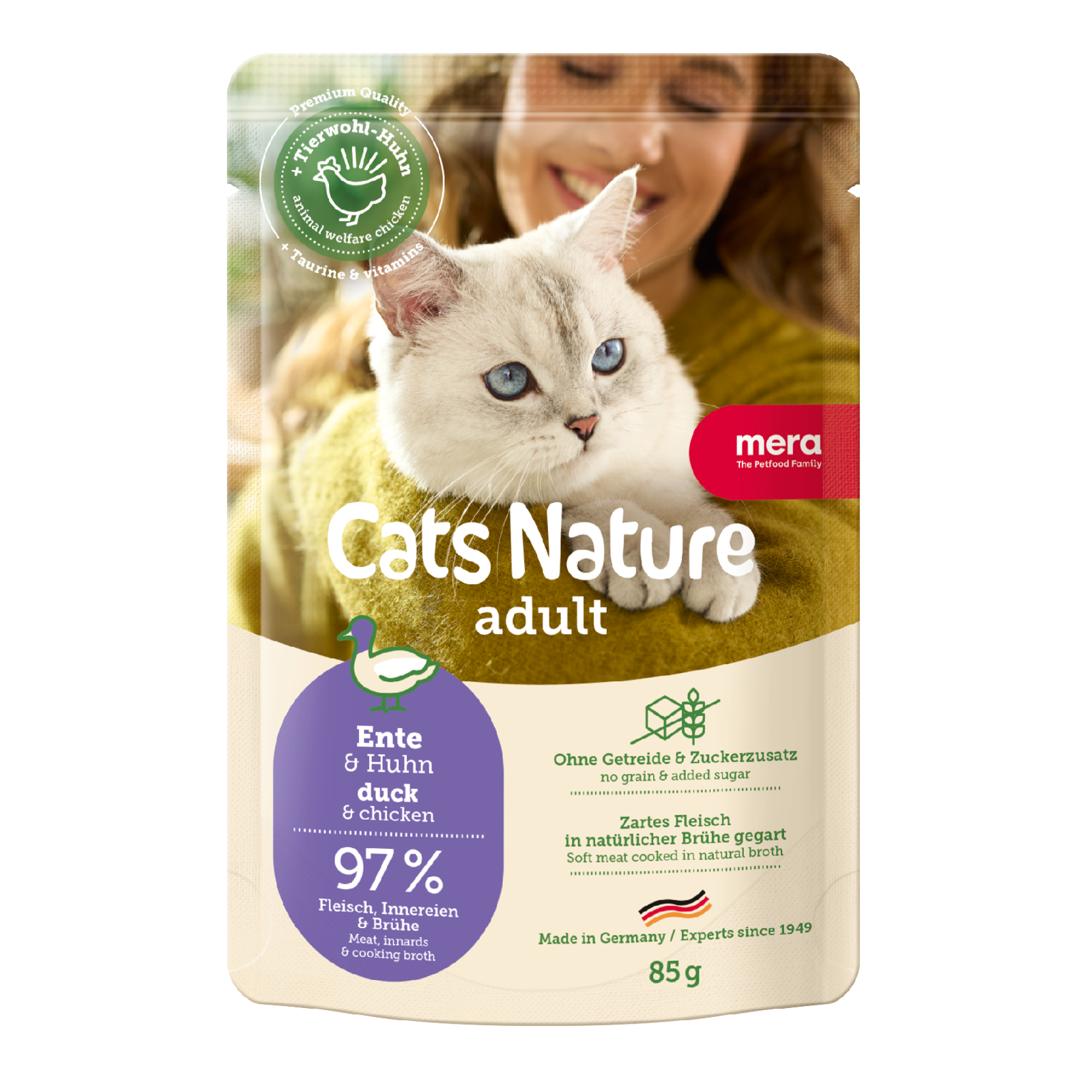mera Cats Nature Adult Ente Nassfutter