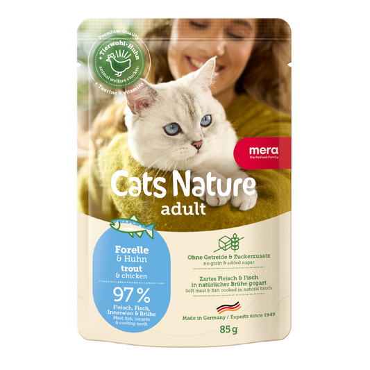 mera Cats Nature Adult Forelle Nassfutter Packshot