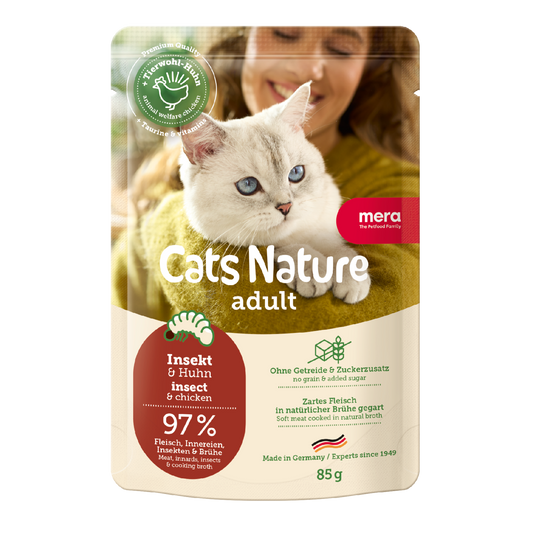 mera Cats Nature Adult Insekt Nassfutter Packshot