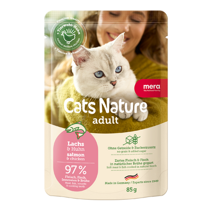 mera Cats Nature Adult Lachs Nassfutter Packshot