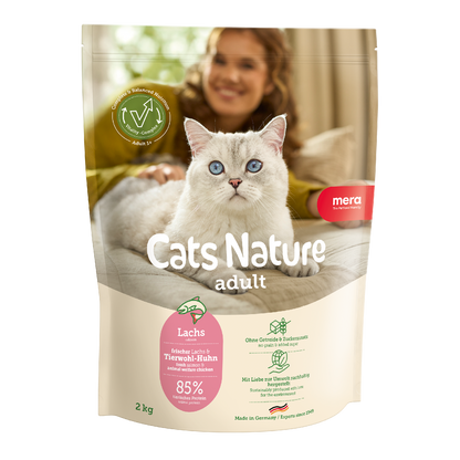 mera Cats Nature Adult Lachs Trockenfutter Packshot