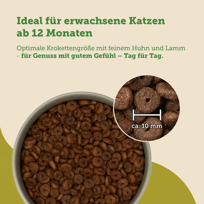 mera Cats Nature Adult Lamm Trockenfutter Kroketten