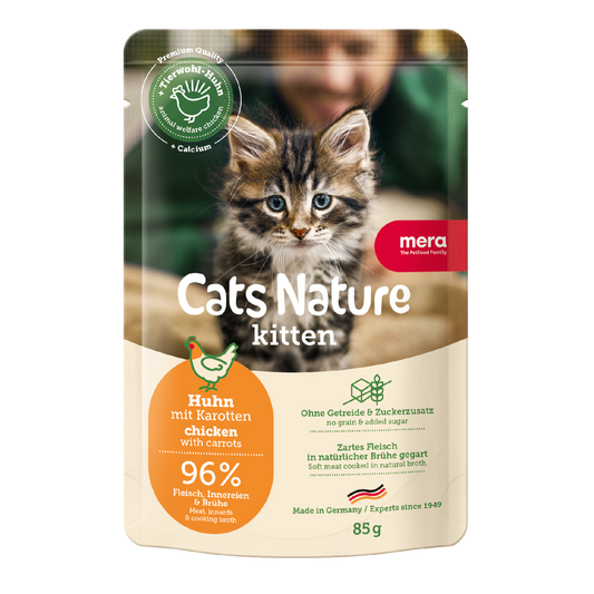 mera Cats Nature Kitten Huhn Nassfutter Packshot