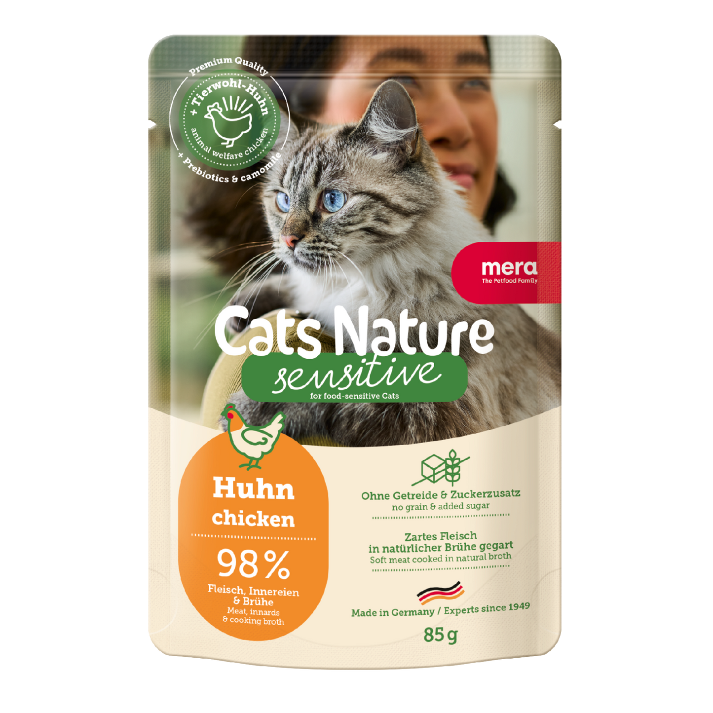 mera Cats Nature Sensitive Huhn Nassfutter Packshot