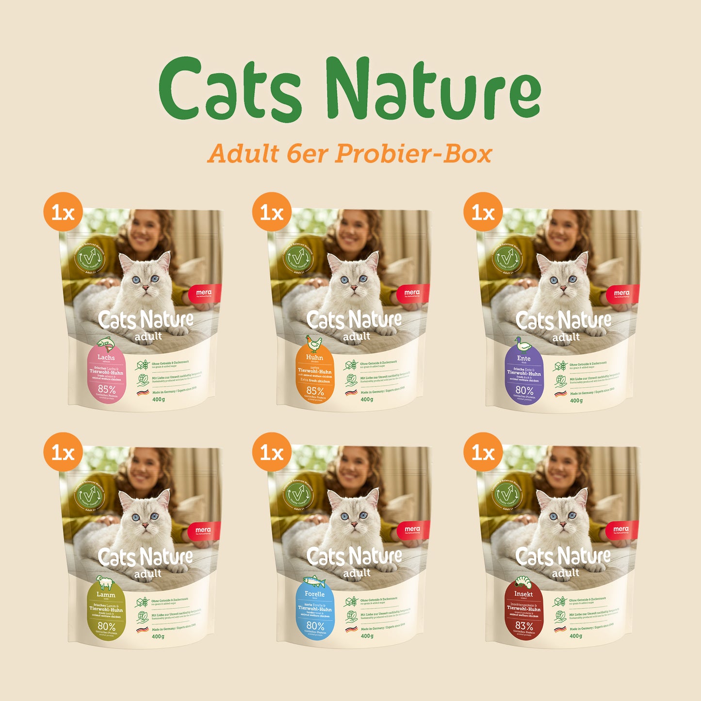 mera Cats Virtual Bundle Adult Probier Box