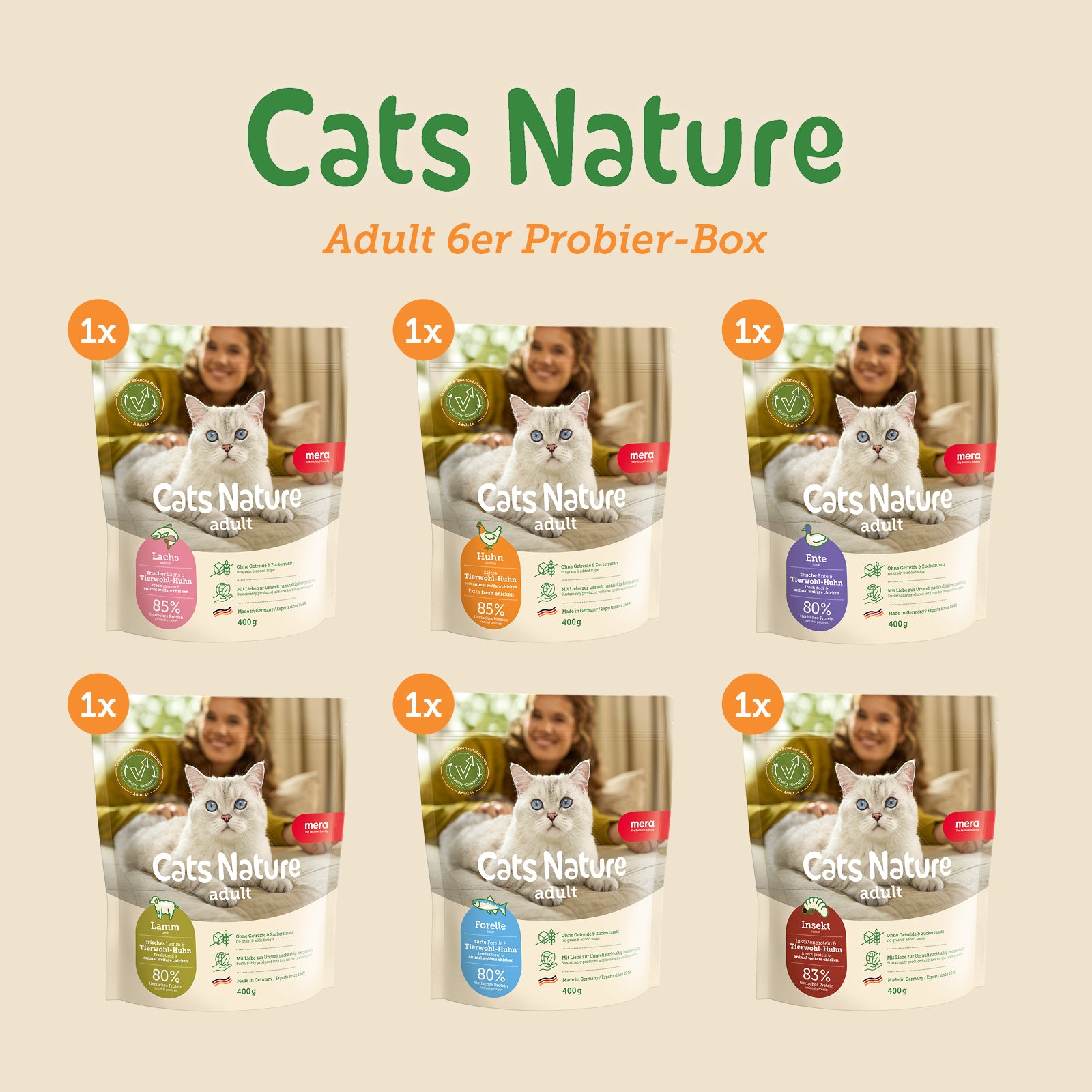 mera Cats Virtual Bundle Adult Probier Box