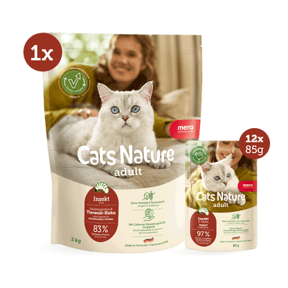 mera Cats Nature Bundle Insekt Trocken- & Nassfutter