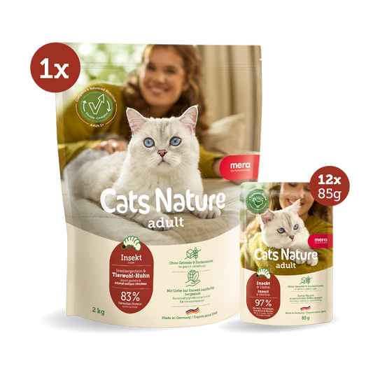 mera Cats Nature Bundle Insekt Trocken- & Nassfutter