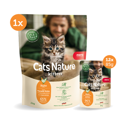 Kitten Huhn Trocken- & Nassfutter Bundle
