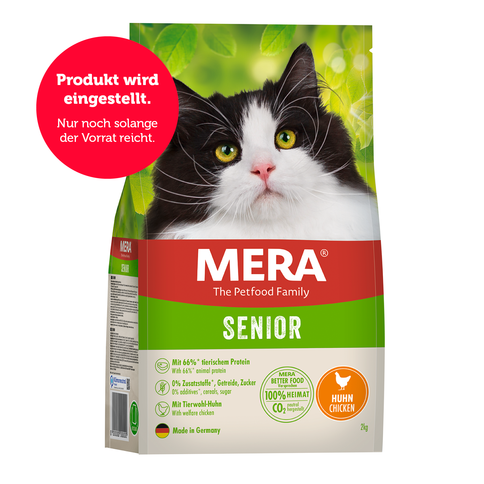 mera Cats Senior Huhn Trockenfutter Auslistung