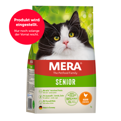 mera Cats Senior Huhn Trockenfutter Auslistung