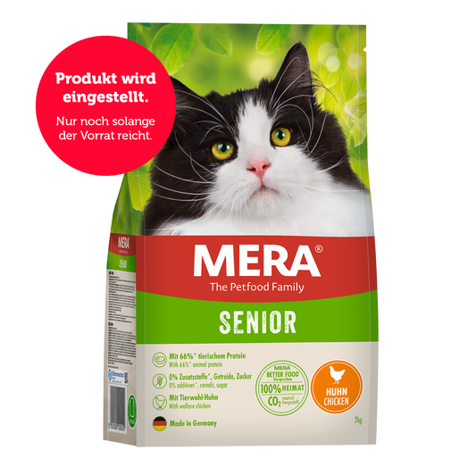 mera Cats Senior Huhn Trockenfutter Auslistung