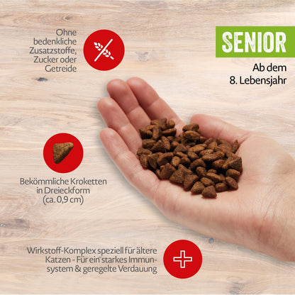 mera CATS All Cats Senior Rind Produktvorteile