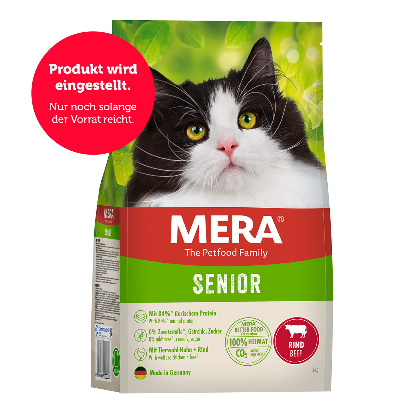 mera Cats Senior Rind Trockenfutter Auslistung