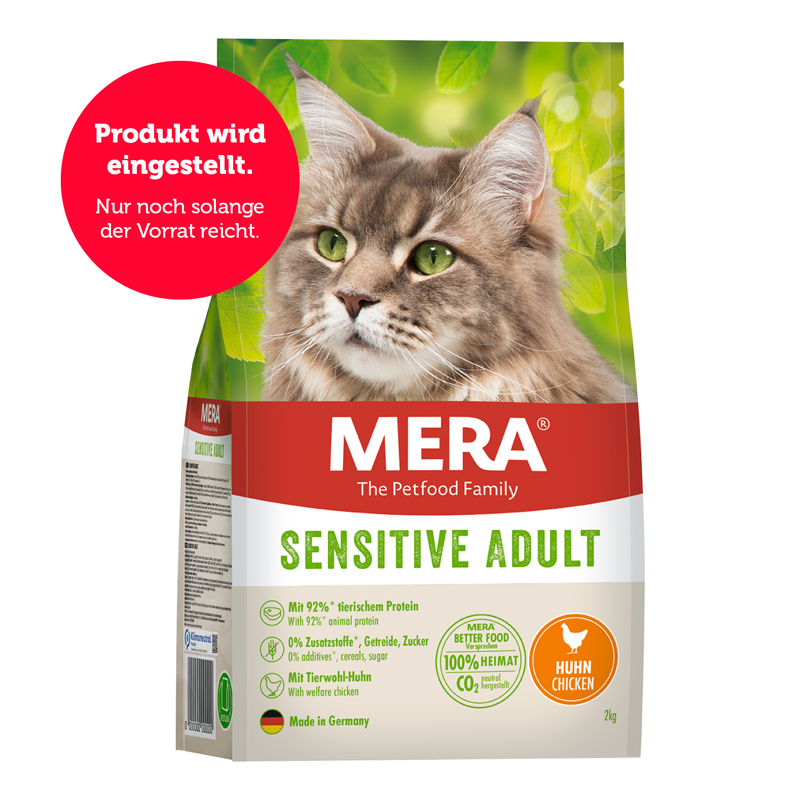 mera Cats Sensitive Adult Huhn Trockenfutter Auslistung