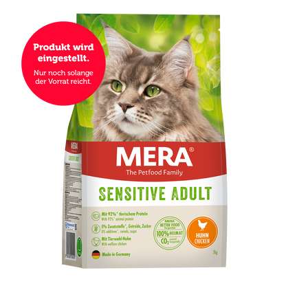 mera Cats Sensitive Adult Huhn Trockenfutter Auslistung
