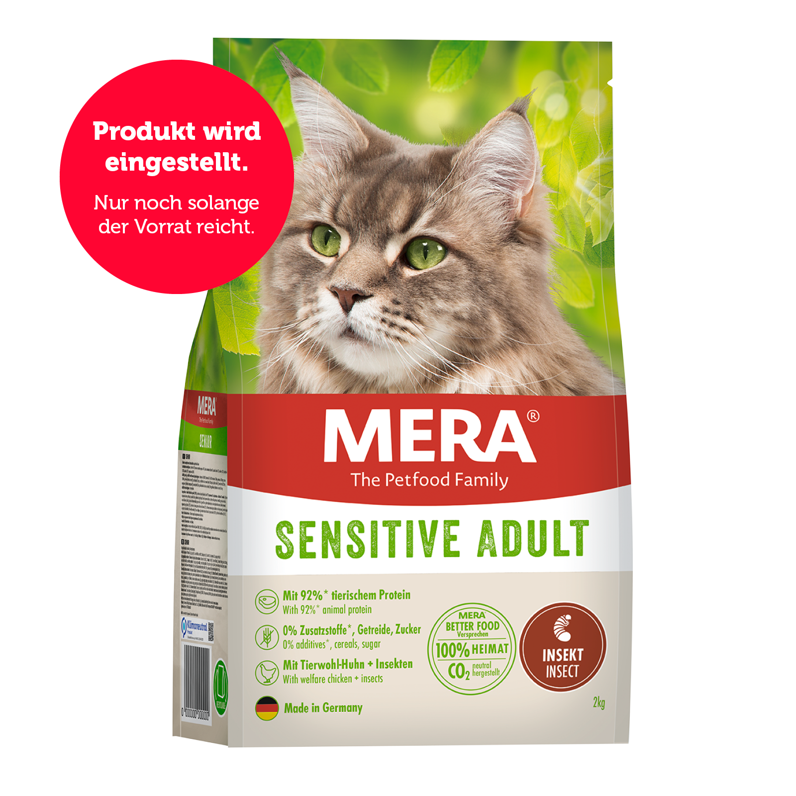 mera Cats Sensitive Adult Insekt Trockenfutter Auslistung