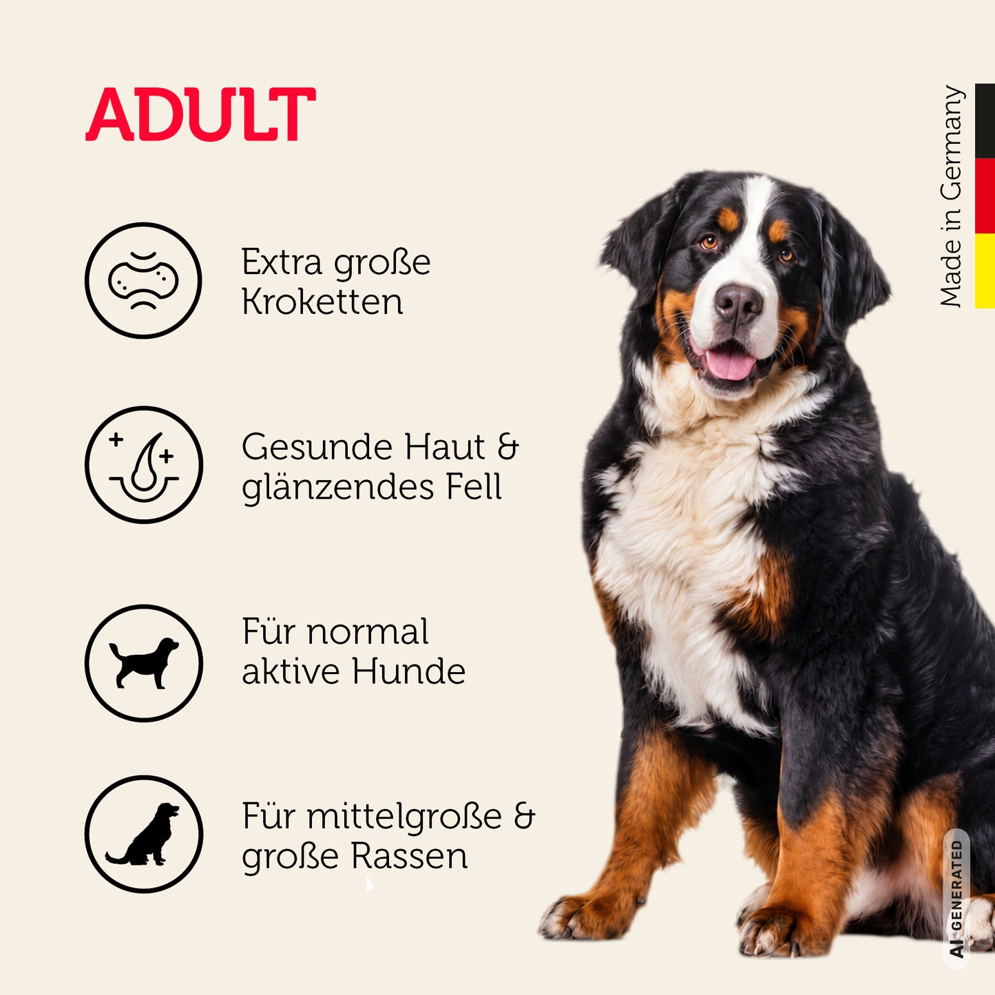 Adult-Hundefutter für alle Hundegrößen